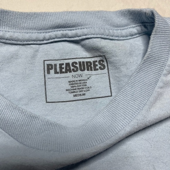 Pleasures x Björk Dancing  RARE GRAIL  Tee Blue Sz. Med - Picture 2 of 8